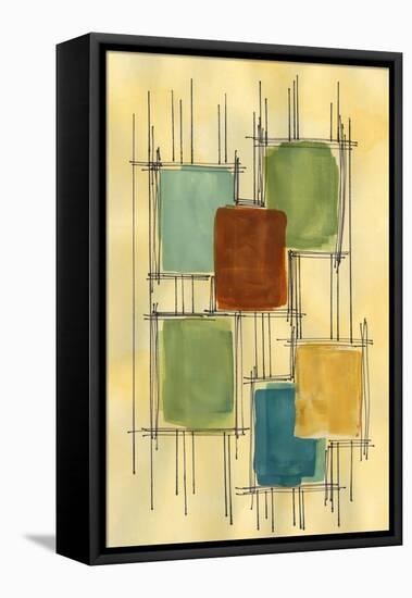 City Windows I-Charles McMullen-Framed Stretched Canvas