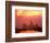 Cityscape at Dusk of Frankfurt, Germany-Peter Adams-Framed Photographic Print