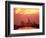 Cityscape at Dusk of Frankfurt, Germany-Peter Adams-Framed Photographic Print