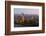 Cityscape at dusk seen from Castel San Pietro, Verona, Veneto, Italy, Europe-Nando Machado-Framed Photographic Print