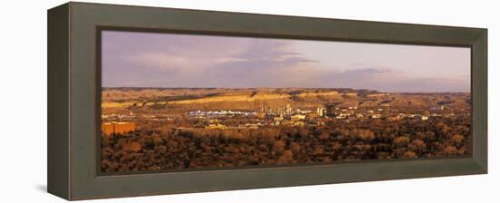 Cityscape, Billings, Montana-Chuck Haney-Framed Premier Image Canvas