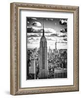 Cityscape, Empire State Building and One World Trade Center, Manhattan, NYC-Philippe Hugonnard-Framed Photographic Print
