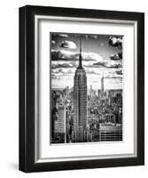 Cityscape, Empire State Building and One World Trade Center, Manhattan, NYC-Philippe Hugonnard-Framed Photographic Print