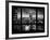 Cityscape Foggy Night in Manhattan - Hudson River View - New York City, USA-Philippe Hugonnard-Framed Photographic Print