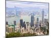 Cityscape from Victoria Peak, Hong Kong, China, Asia-Amanda Hall-Mounted Photographic Print