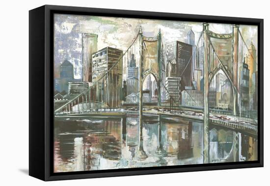 Cityscape I-Gregory Gorham-Framed Stretched Canvas