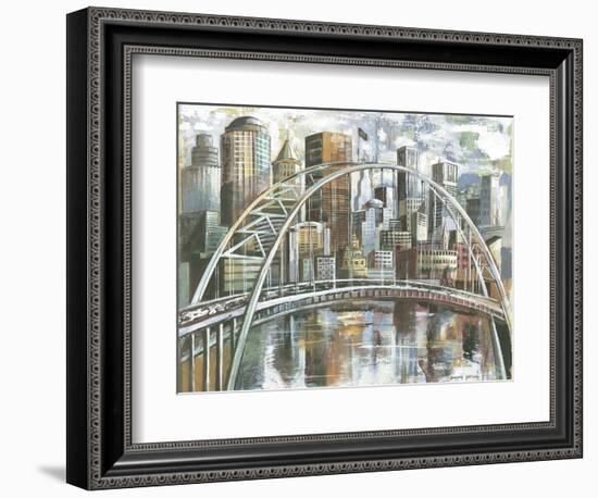 Cityscape II-Gregory Gorham-Framed Art Print