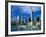 Cityscape of Frankfurt, Germany-Peter Adams-Framed Photographic Print