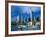 Cityscape of Frankfurt, Germany-Peter Adams-Framed Photographic Print