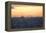 Cityscape of Istanbul at Sunset-Alex Saberi-Framed Premier Image Canvas