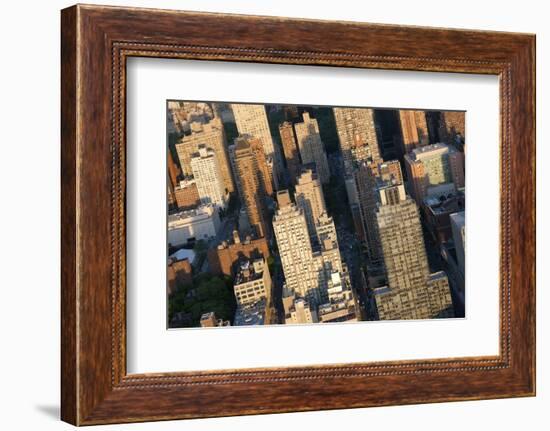 Cityscape of Midtown Manhattan, New York, USA-Peter Adams-Framed Photographic Print