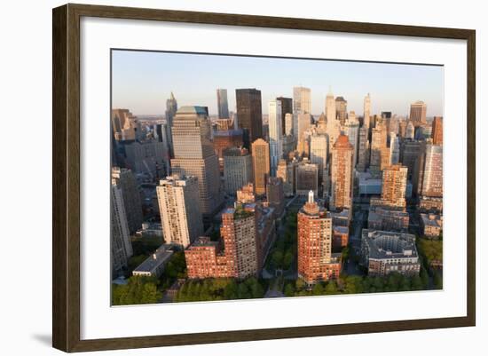 Cityscape of Midtown Manhattan, New York, USA-Peter Adams-Framed Photographic Print