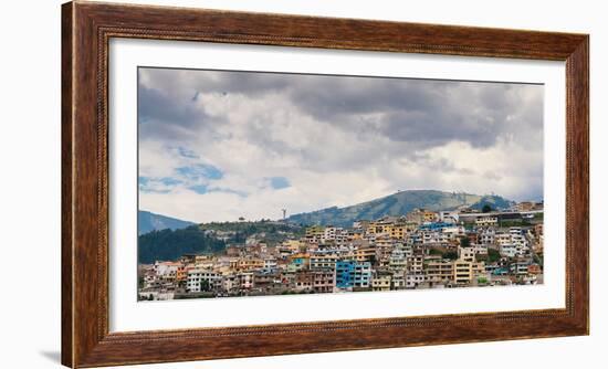 Cityscape of Quito, Ecuador, South America-Alexandre Rotenberg-Framed Photographic Print