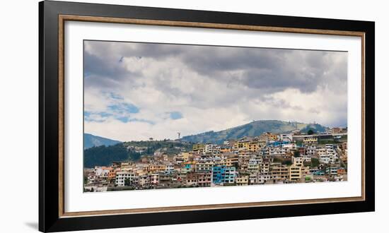 Cityscape of Quito, Ecuador, South America-Alexandre Rotenberg-Framed Photographic Print