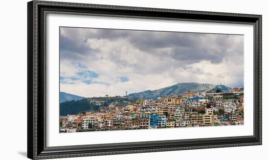 Cityscape of Quito, Ecuador, South America-Alexandre Rotenberg-Framed Photographic Print