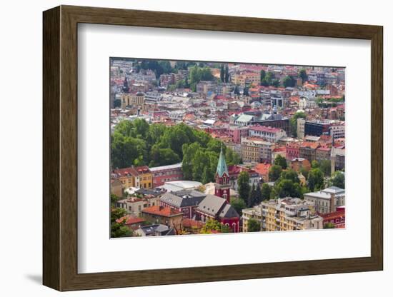 Cityscape of Sarajevo, Bosnia.-Keren Su-Framed Photographic Print