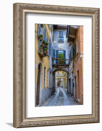 Cityscape. Orta San Giulio. Piedmont, Italy-Tom Norring-Framed Photographic Print