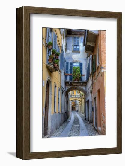 Cityscape. Orta San Giulio. Piedmont, Italy-Tom Norring-Framed Photographic Print