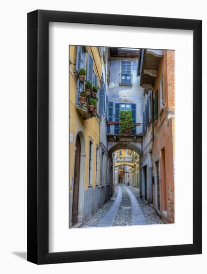 Cityscape. Orta San Giulio. Piedmont, Italy-Tom Norring-Framed Photographic Print