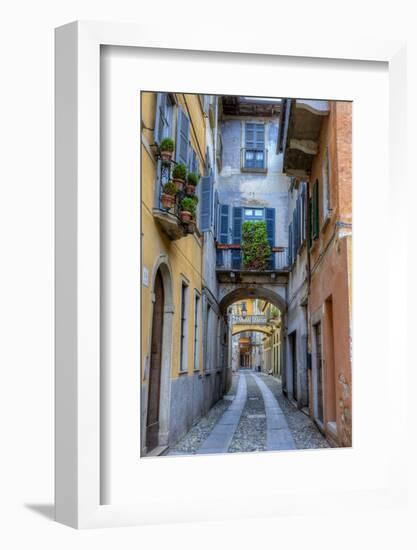 Cityscape. Orta San Giulio. Piedmont, Italy-Tom Norring-Framed Photographic Print