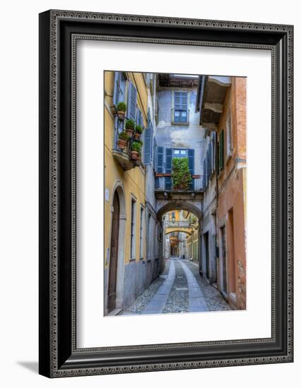 Cityscape. Orta San Giulio. Piedmont, Italy-Tom Norring-Framed Photographic Print