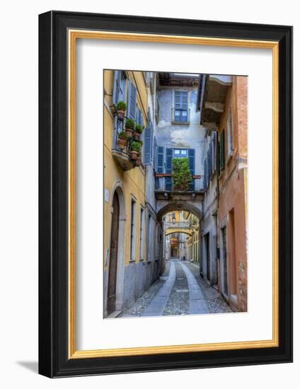 Cityscape. Orta San Giulio. Piedmont, Italy-Tom Norring-Framed Photographic Print