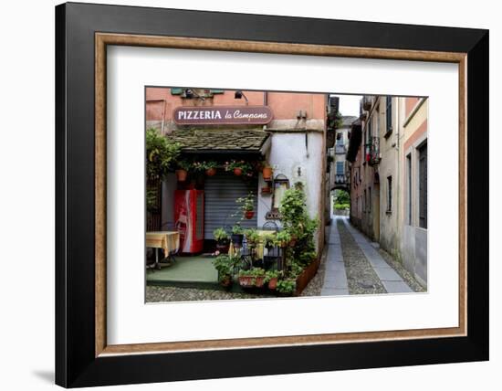 Cityscape. Orta San Giulio. Piedmont, Italy-Tom Norring-Framed Photographic Print