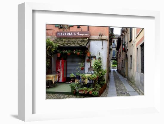 Cityscape. Orta San Giulio. Piedmont, Italy-Tom Norring-Framed Photographic Print