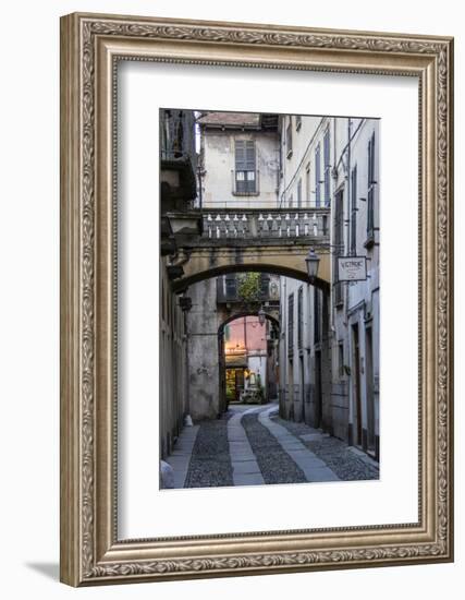 Cityscape. Orta San Giulio. Piedmont, Italy-Tom Norring-Framed Photographic Print