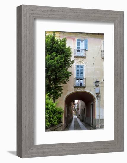 Cityscape. Orta San Giulio. Piedmont, Italy-Tom Norring-Framed Photographic Print