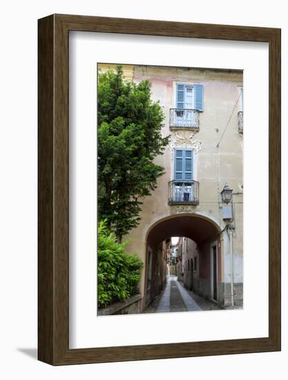 Cityscape. Orta San Giulio. Piedmont, Italy-Tom Norring-Framed Photographic Print