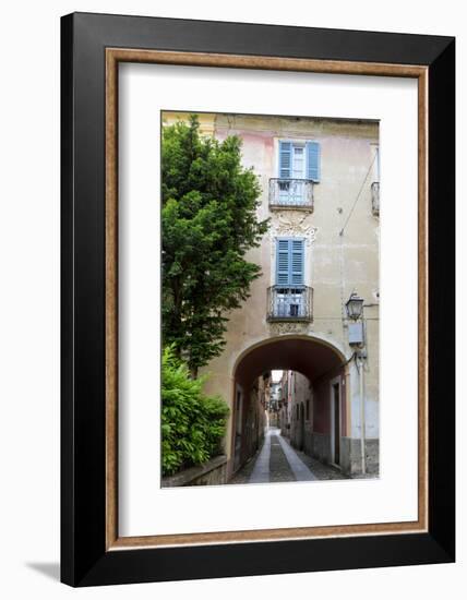 Cityscape. Orta San Giulio. Piedmont, Italy-Tom Norring-Framed Photographic Print