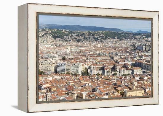 Cityscape Skyline View over the City of Nice, French Riviera-Chris Hepburn-Framed Premier Image Canvas