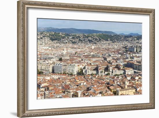 Cityscape Skyline View over the City of Nice, French Riviera-Chris Hepburn-Framed Photographic Print