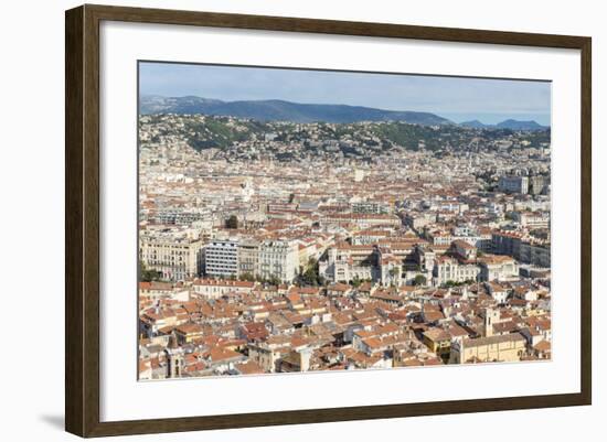 Cityscape Skyline View over the City of Nice, French Riviera-Chris Hepburn-Framed Photographic Print