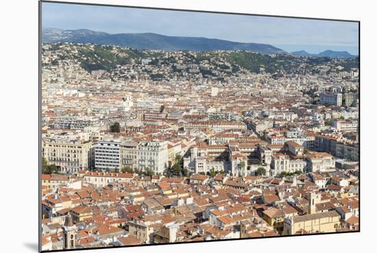 Cityscape Skyline View over the City of Nice, French Riviera-Chris Hepburn-Mounted Photographic Print