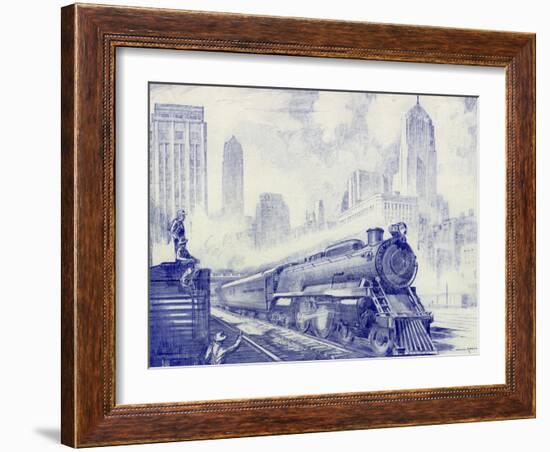 Cityscape-Otto Kuhler-Framed Giclee Print