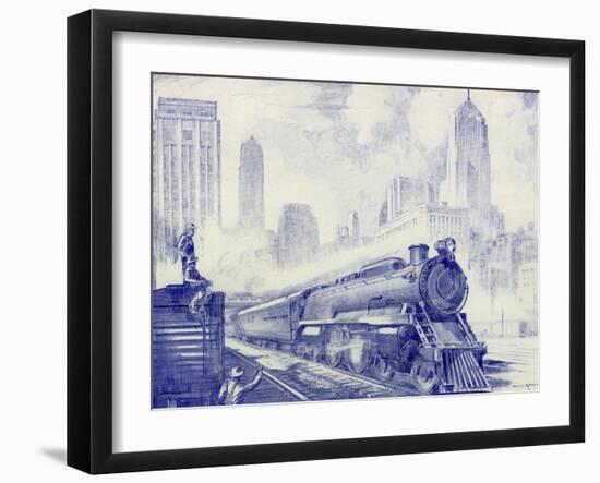 Cityscape-Otto Kuhler-Framed Giclee Print