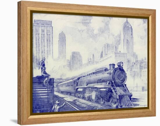 Cityscape-Otto Kuhler-Framed Premier Image Canvas