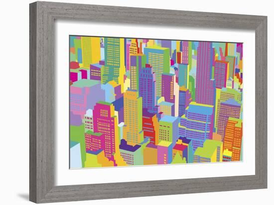 Cityscape-Yoni Alter-Framed Giclee Print