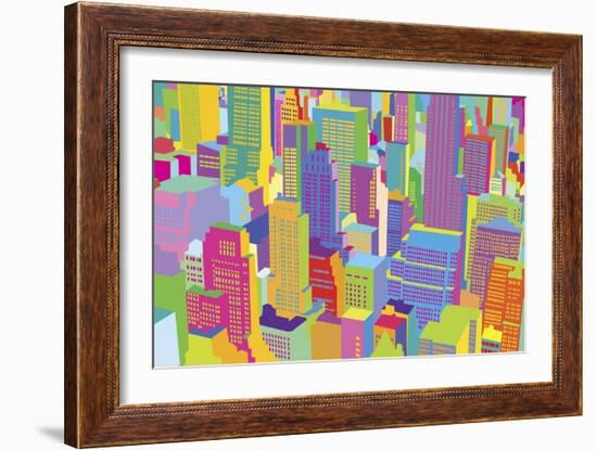 Cityscape-Yoni Alter-Framed Giclee Print