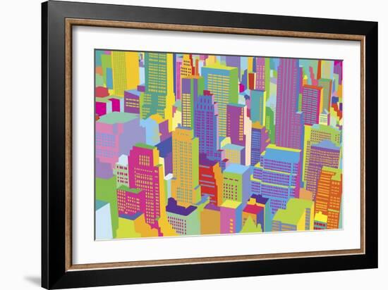 Cityscape-Yoni Alter-Framed Giclee Print