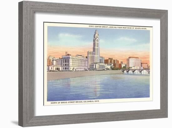 Civic Center, Columbus, Ohio-null-Framed Art Print