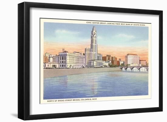 Civic Center, Columbus, Ohio-null-Framed Art Print