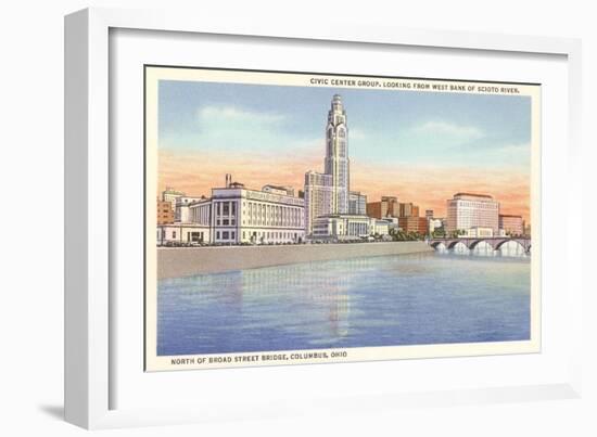 Civic Center, Columbus, Ohio-null-Framed Art Print