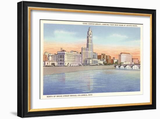 Civic Center, Columbus, Ohio-null-Framed Art Print