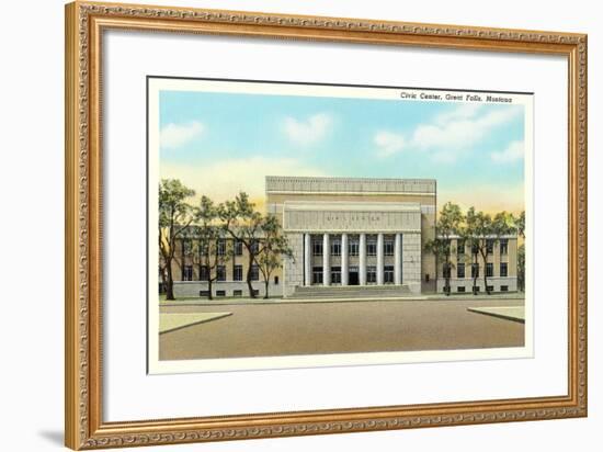 Civic Center, Great Falls-null-Framed Art Print