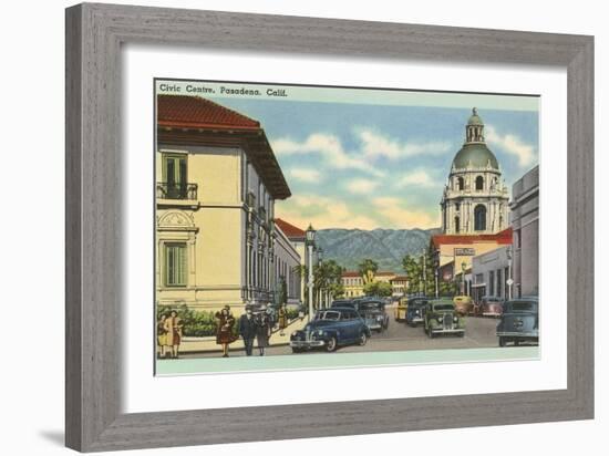Civic Center, Pasadena, California-null-Framed Art Print