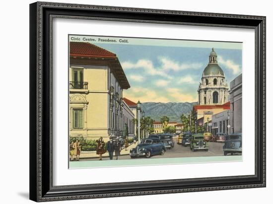 Civic Center, Pasadena, California--Framed Art Print