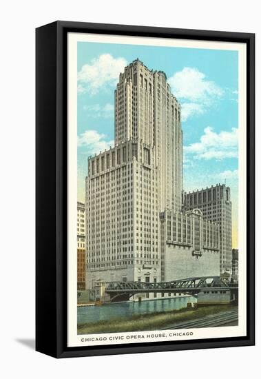 Civic Opera House, Chicago, Illinois-null-Framed Stretched Canvas